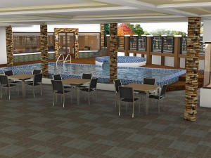 pool view bohol condo